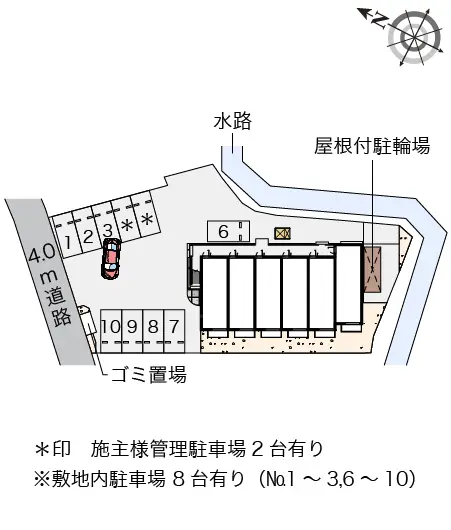 ★手数料０円★川越市月吉町 月極駐車場